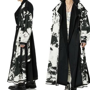- maison blanche BLAK & White Long Sleeve Trench-Coat *NEW*